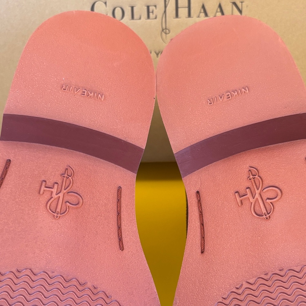 Cole Haan Men's Tan Wingtip Derbys - Picture 12 of 12
